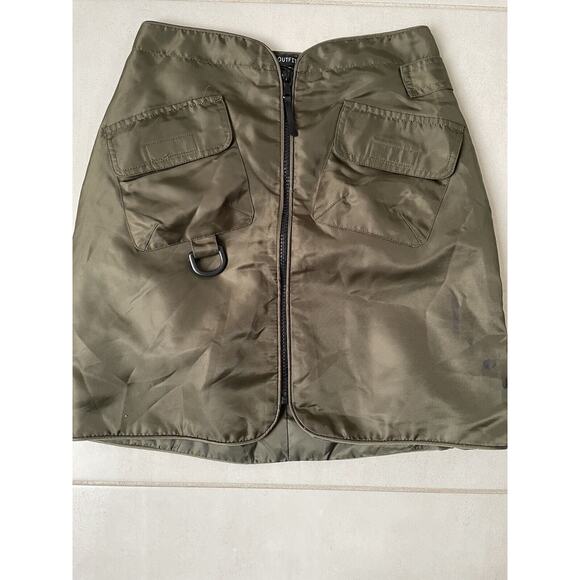 Urban Outfitters Cargo Skirt Mini Zip Front - Picture 4 of 8